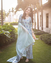 Ankita Handblock Suit Set