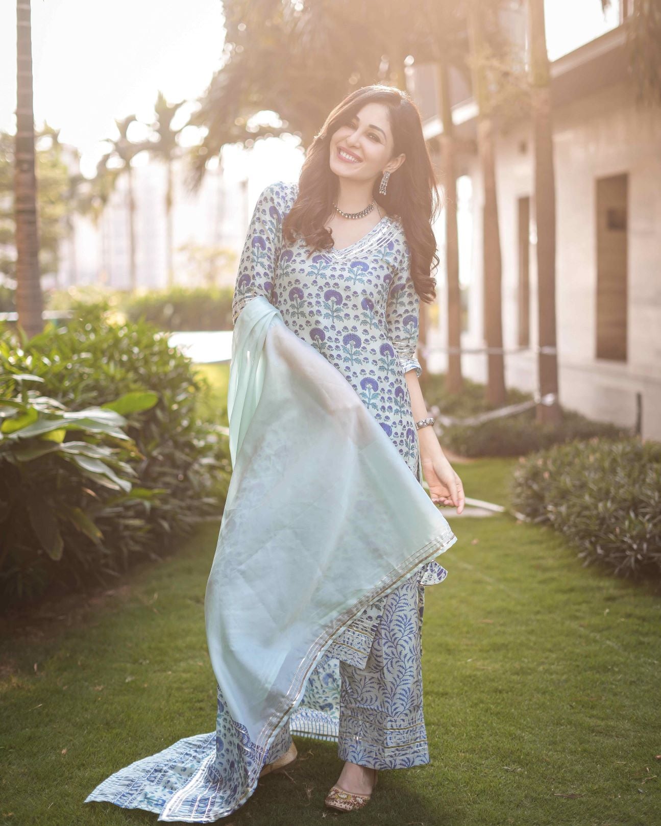 Ankita Handblock Suit Set