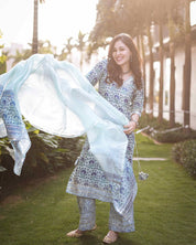 Ankita Handblock Suit Set