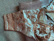 Mouny Satin Pure Gota Aangi Saree set