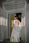 white lehenga skirt