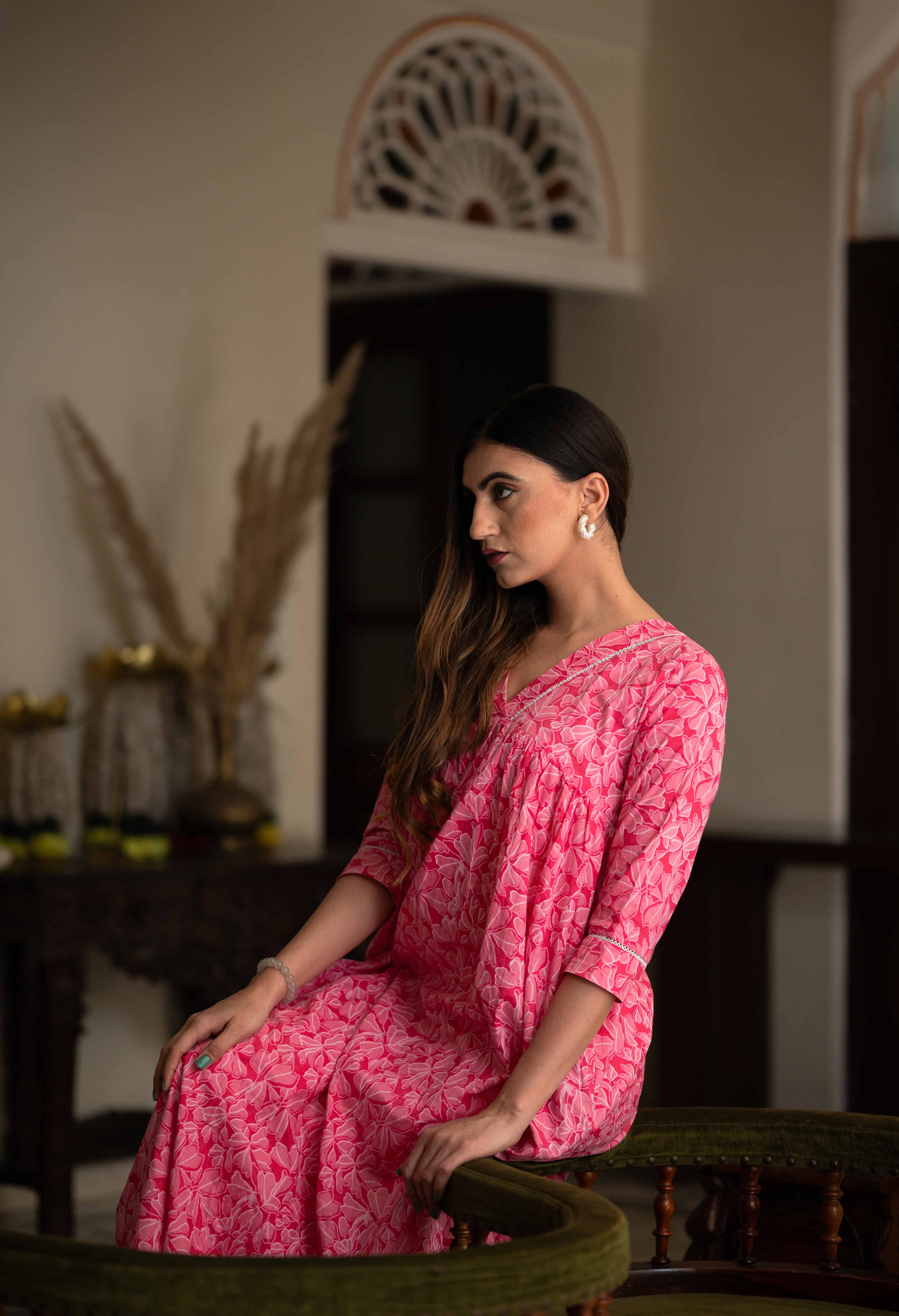 Emmy Pink Floral Set