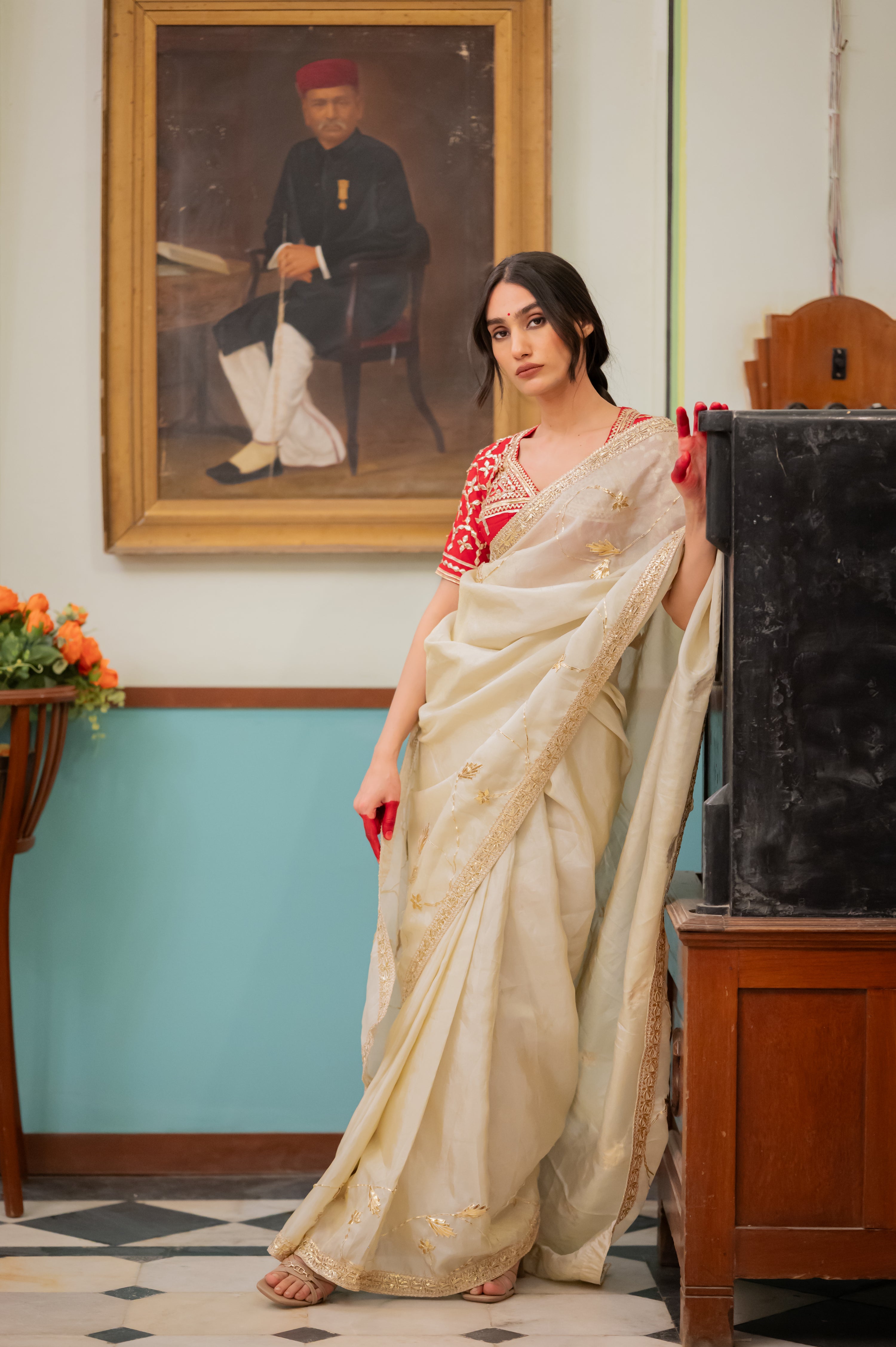 Laal Kanchali Blouse