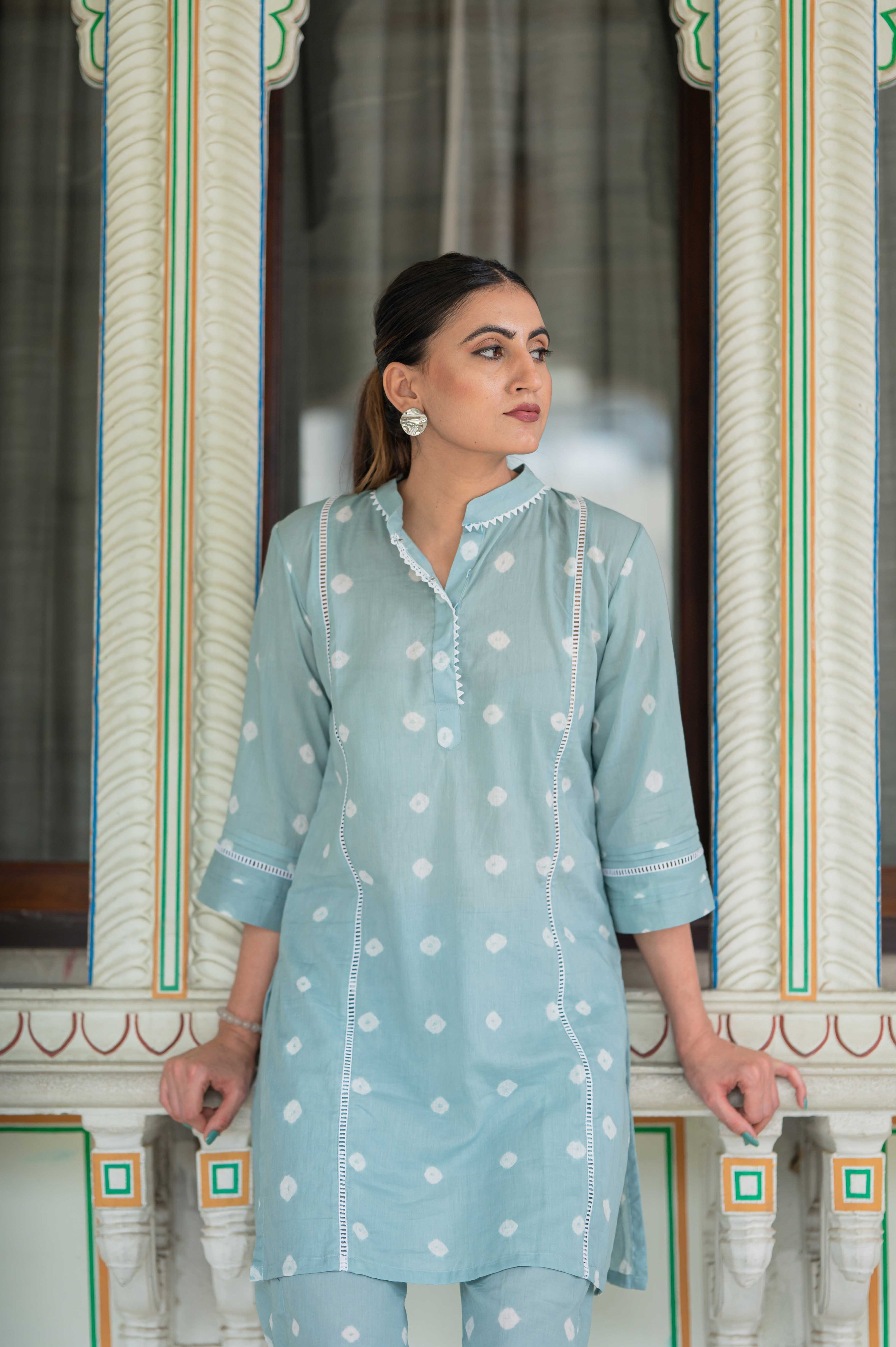 Era Bandhani Cotton Co-Ord set