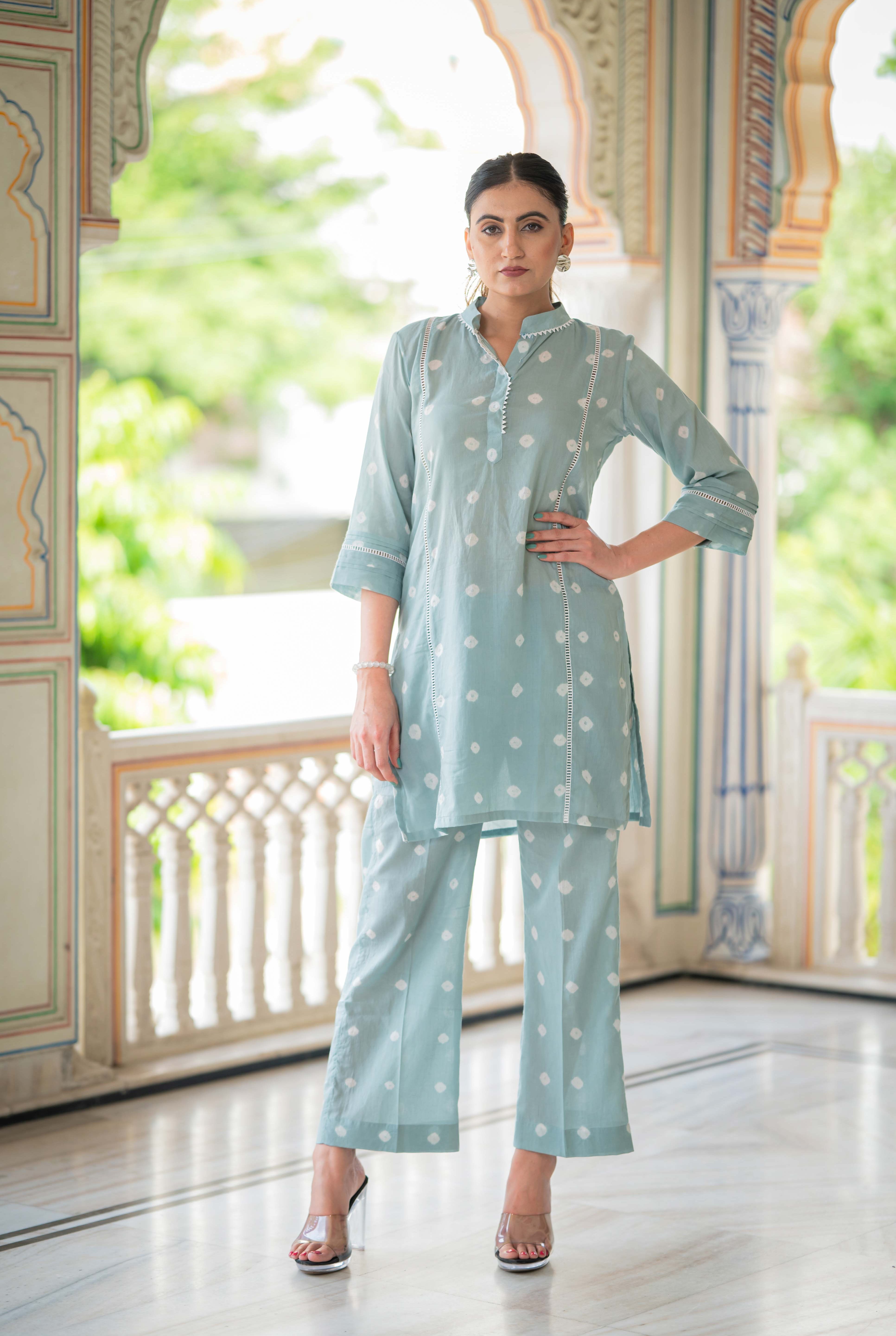 Era Bandhani Cotton Co-Ord set