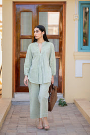 Autumn Bohemian Strips Co-ord Set