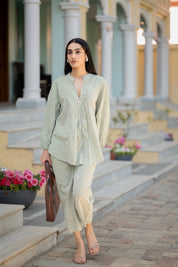 Autumn Bohemian Strips Co-ord Set