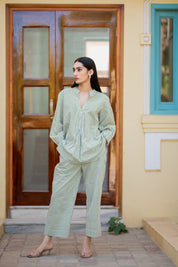 Autumn Bohemian Strips Co-ord Set