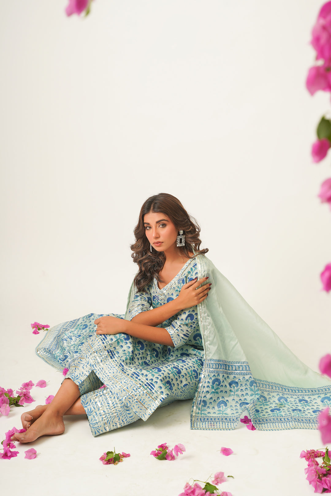 Ankita Handblock Suit Set