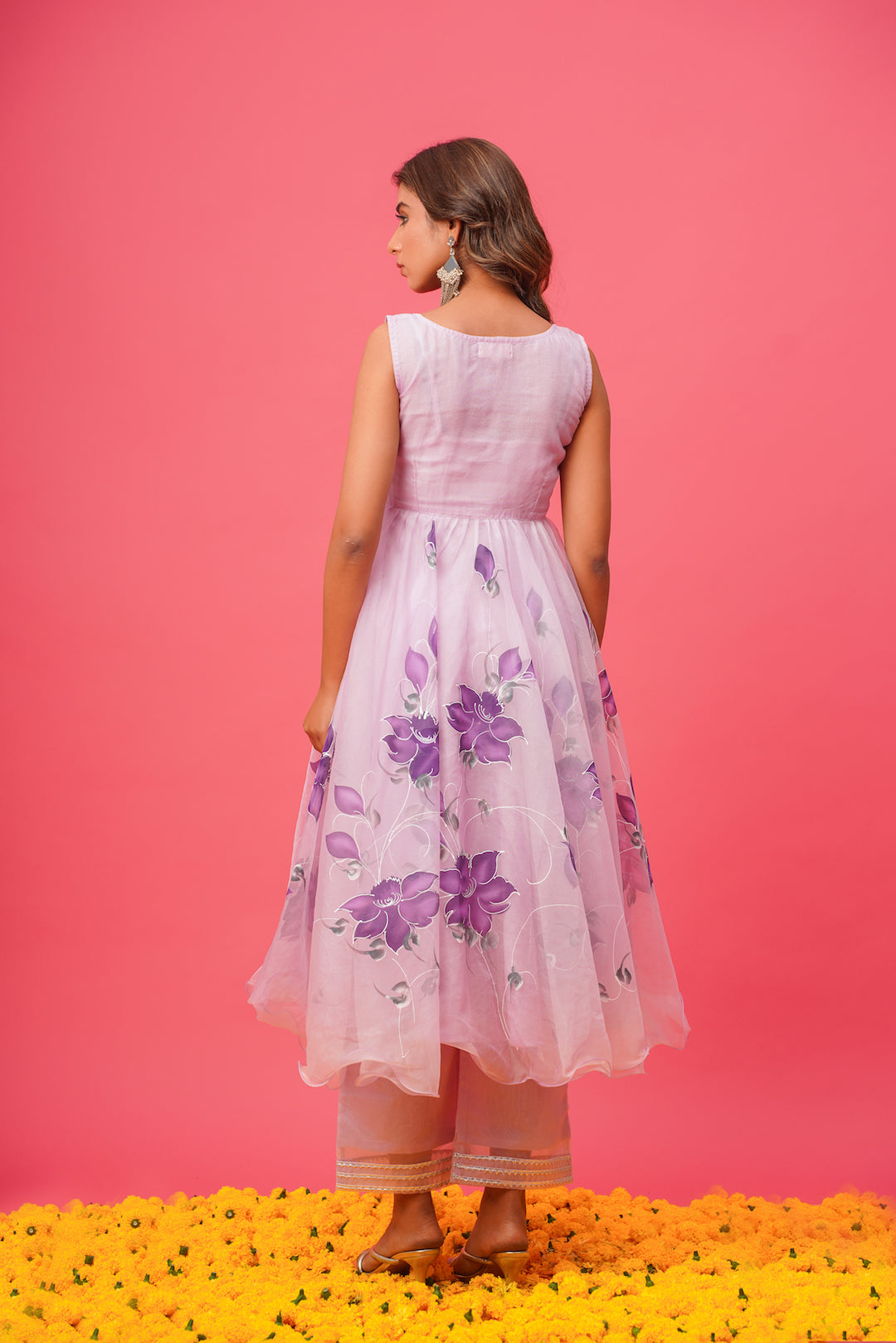 Aahna Handpainted Suit Set