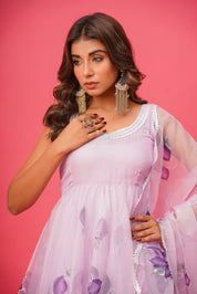 Aahna Handpainted Suit Set