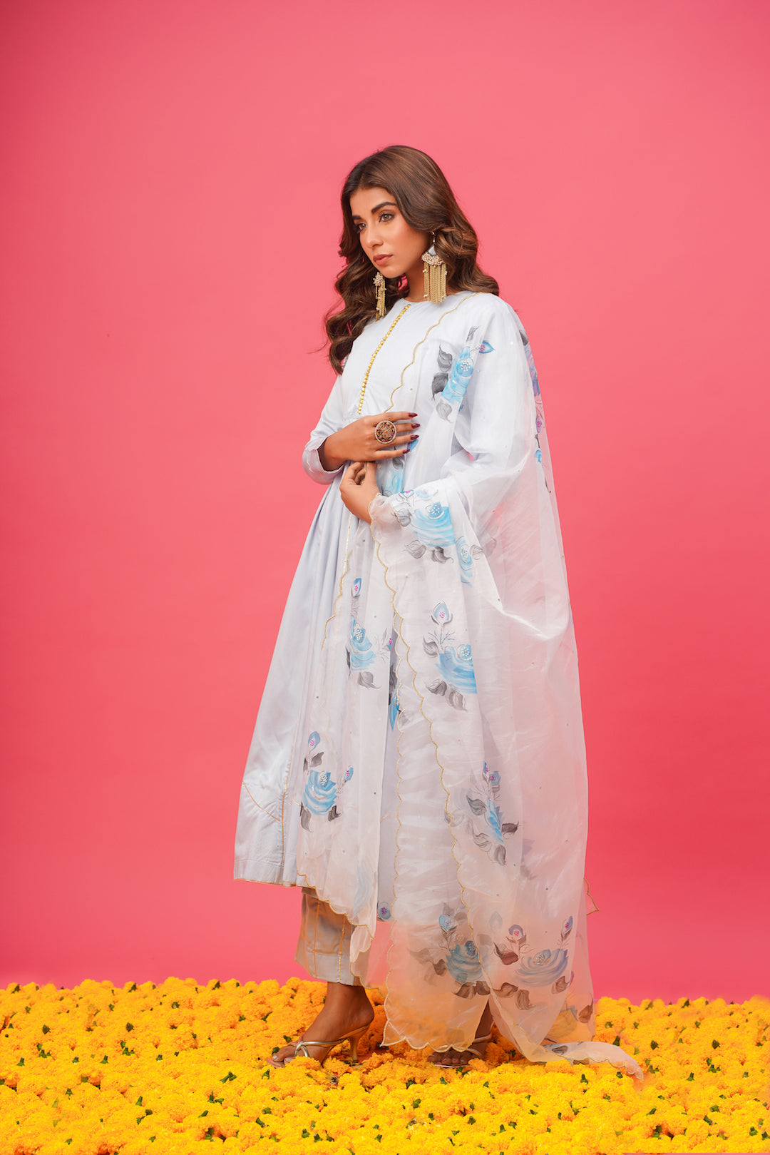 Aashna Handpainted Suit Set