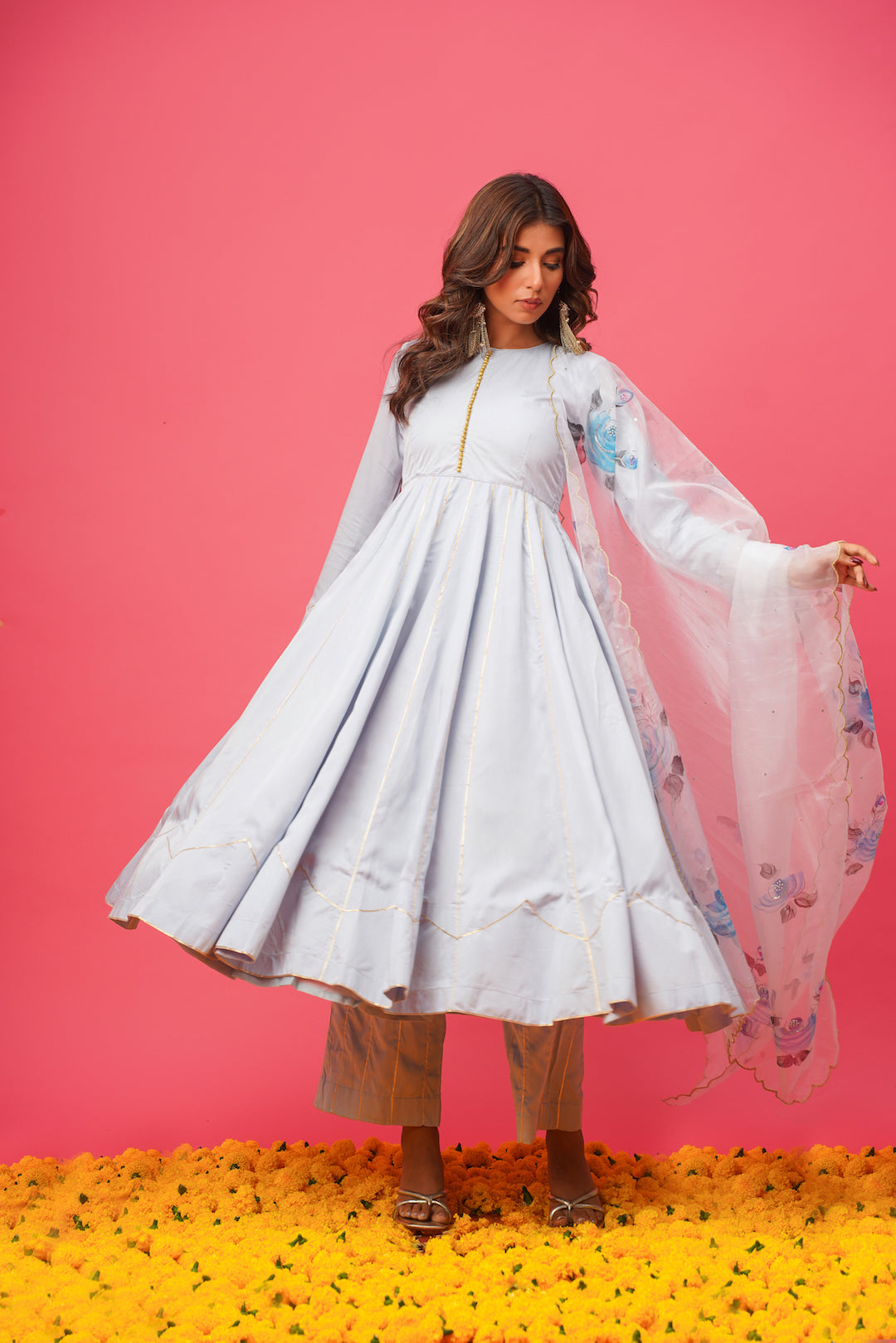 Aashna Handpainted Suit Set