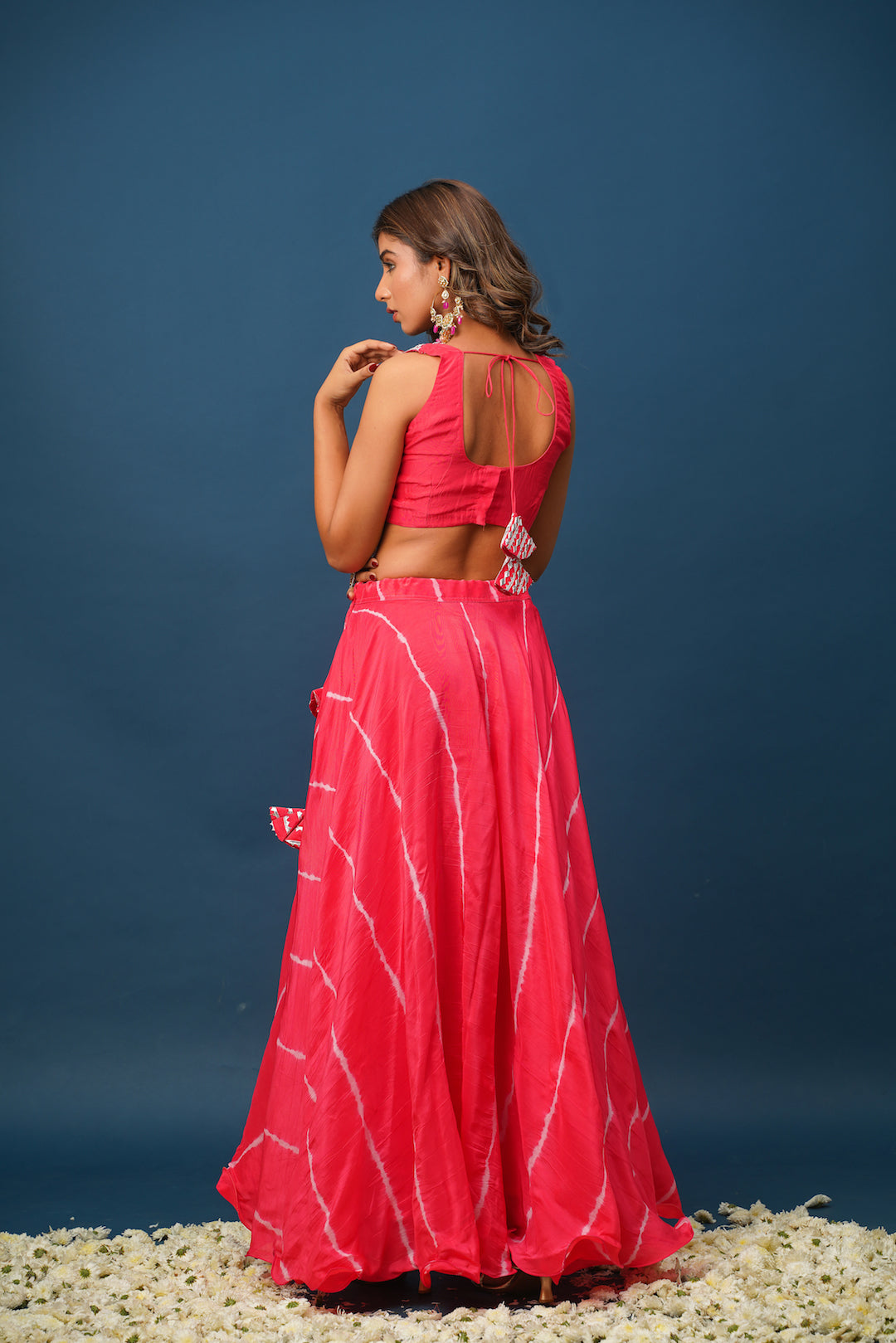 Blush Pink khara Gota Lehenga Set