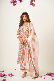 Divya Handblock Suit Set