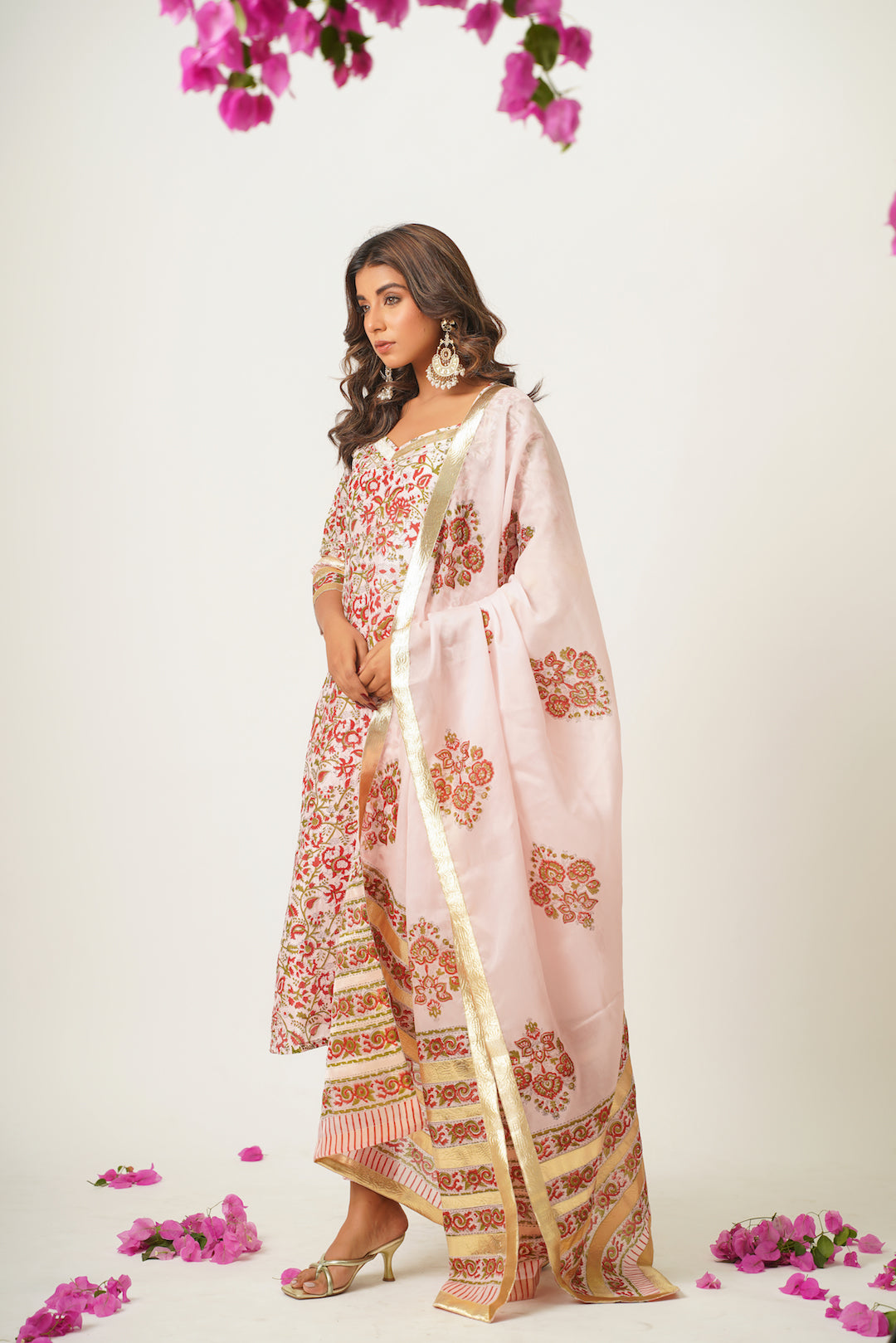 Divya Handblock Suit Set