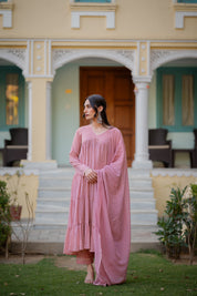 Gazal Sea Pink Suit Set