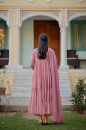 Gazal Sea Pink Suit Set