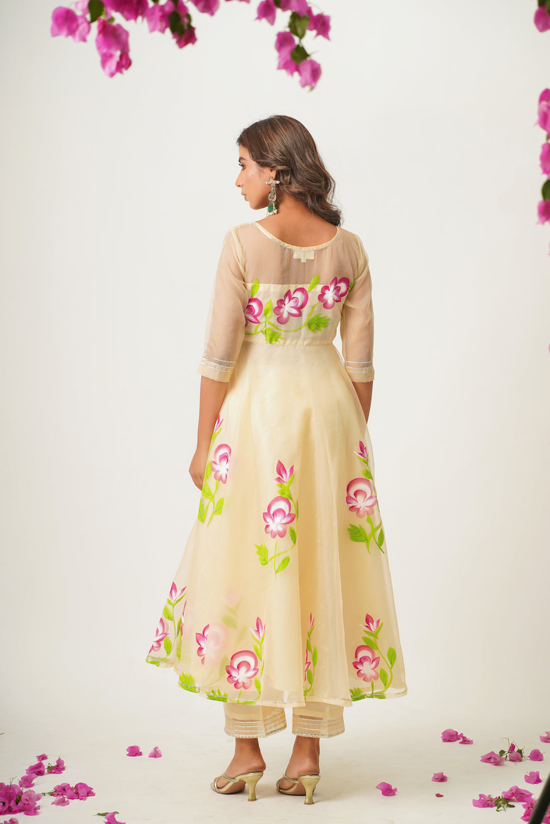 Ivy Cream Handpainted Suit Set