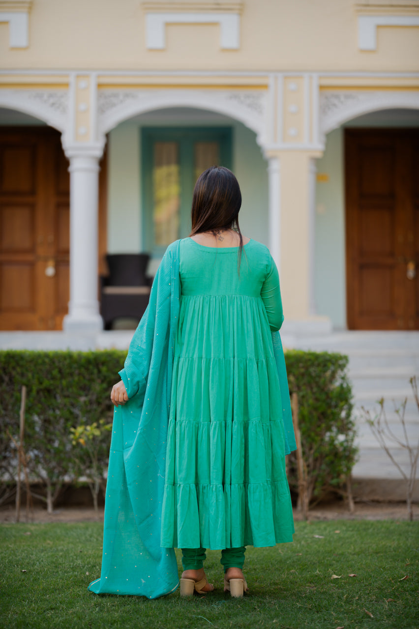 Inayat Turquoise Blue Suit Set