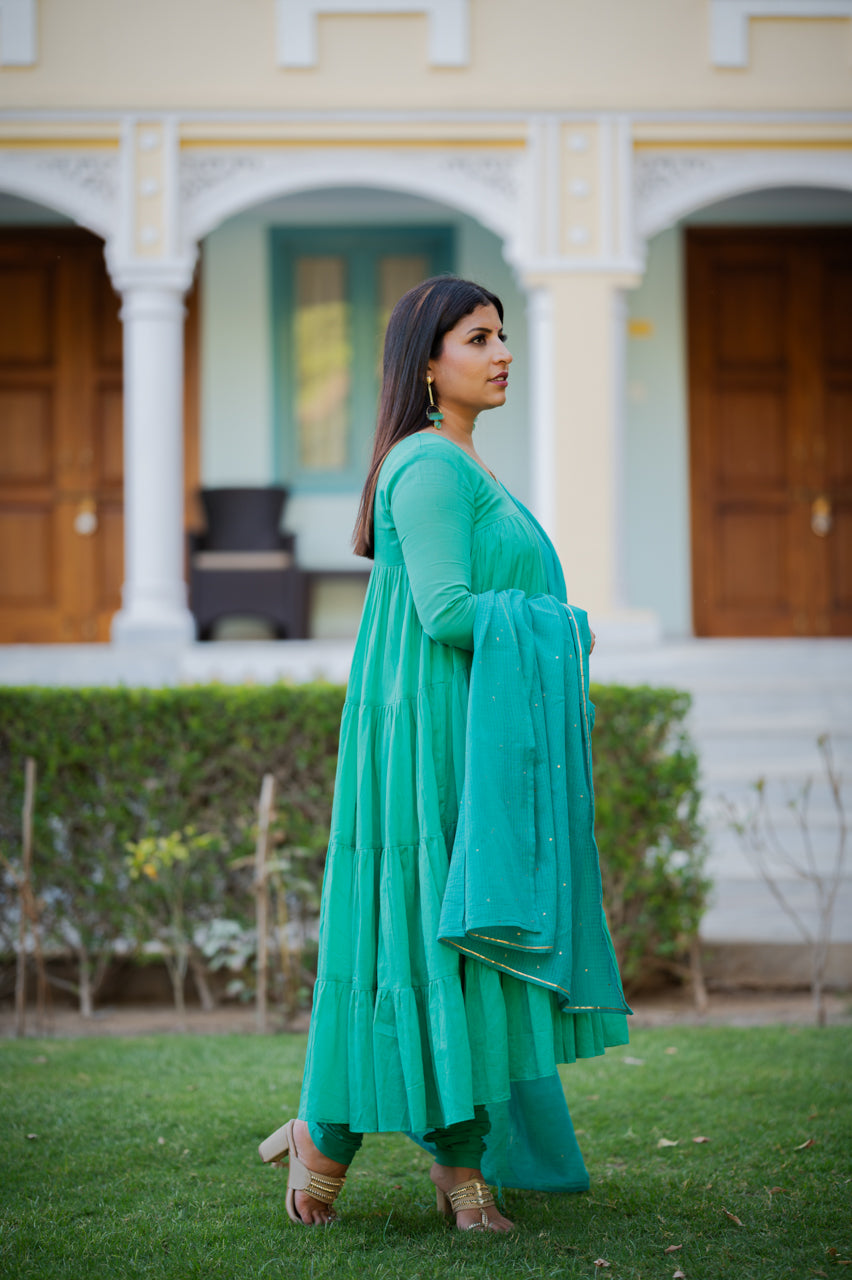 Inayat Turquoise Blue Suit Set