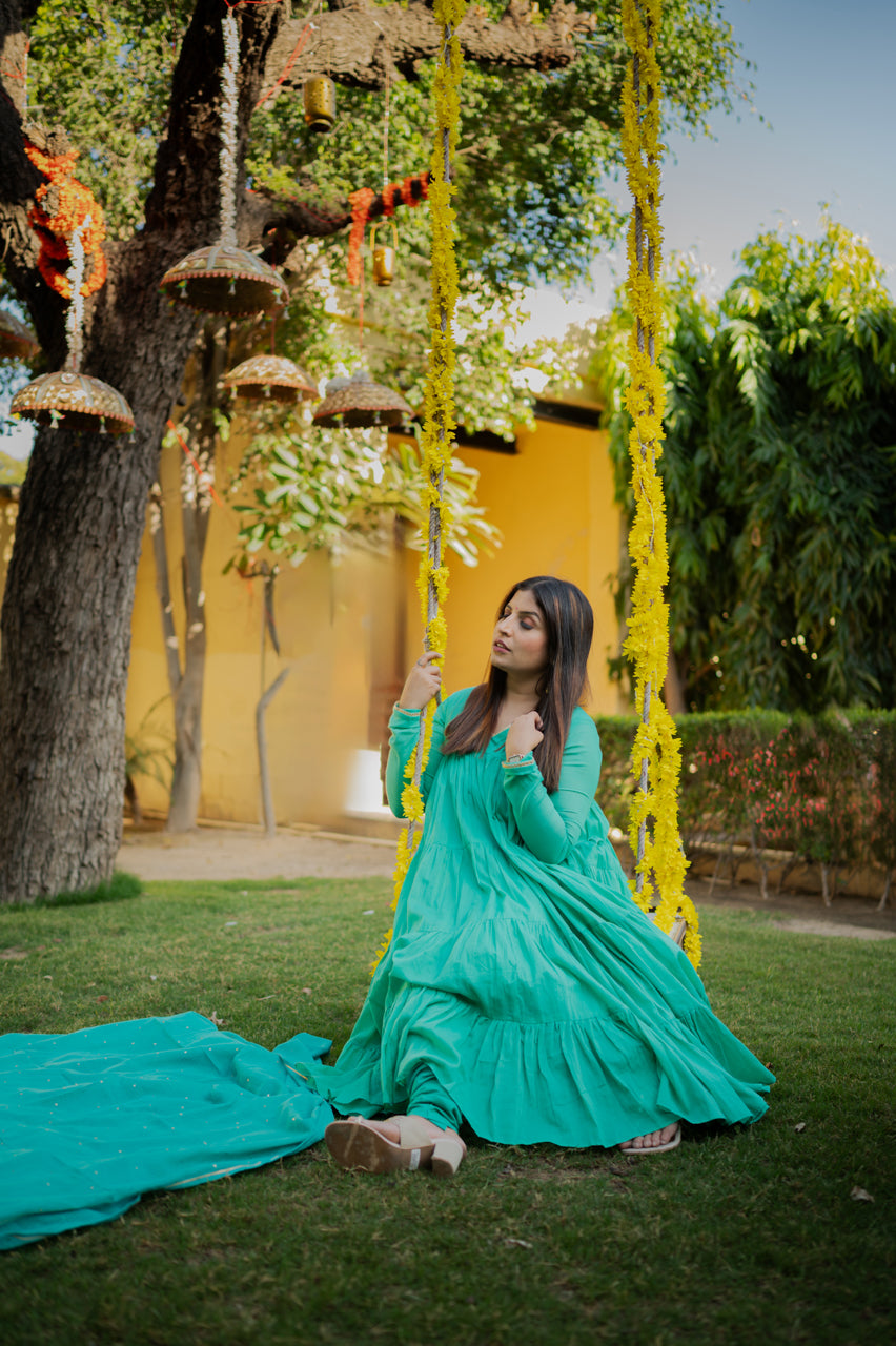 Inayat Turquoise Blue Suit Set