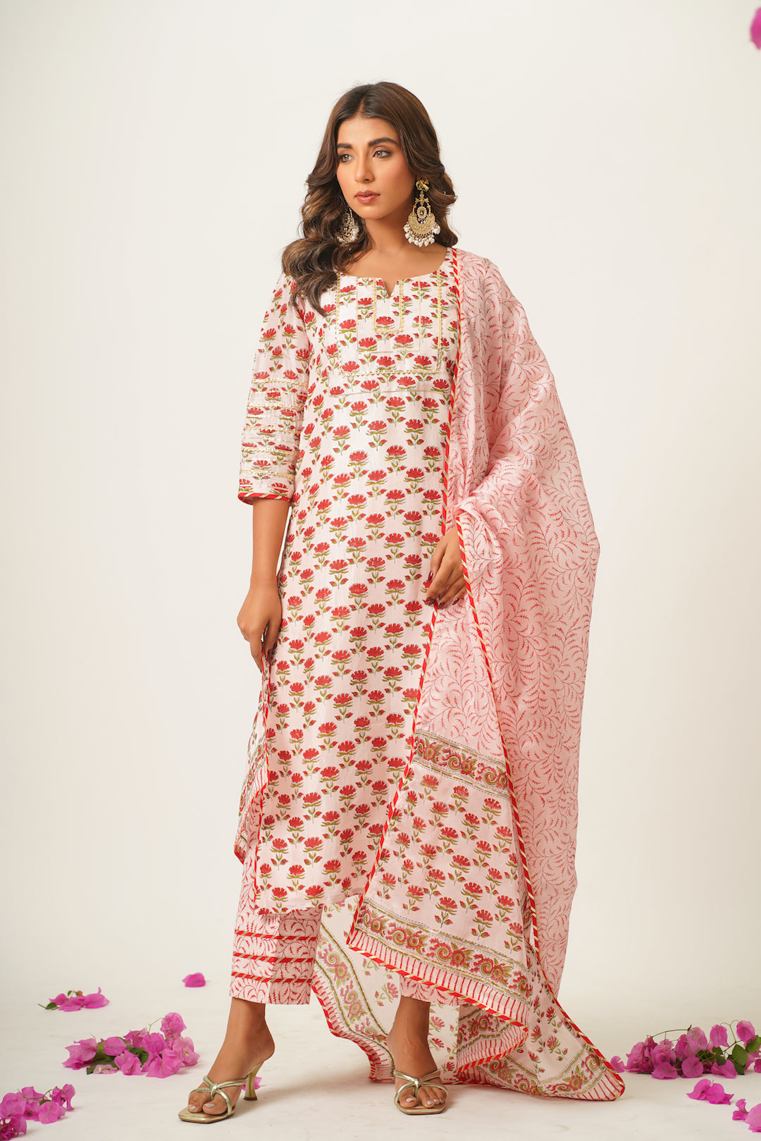 Koyal Handblock Suit Set