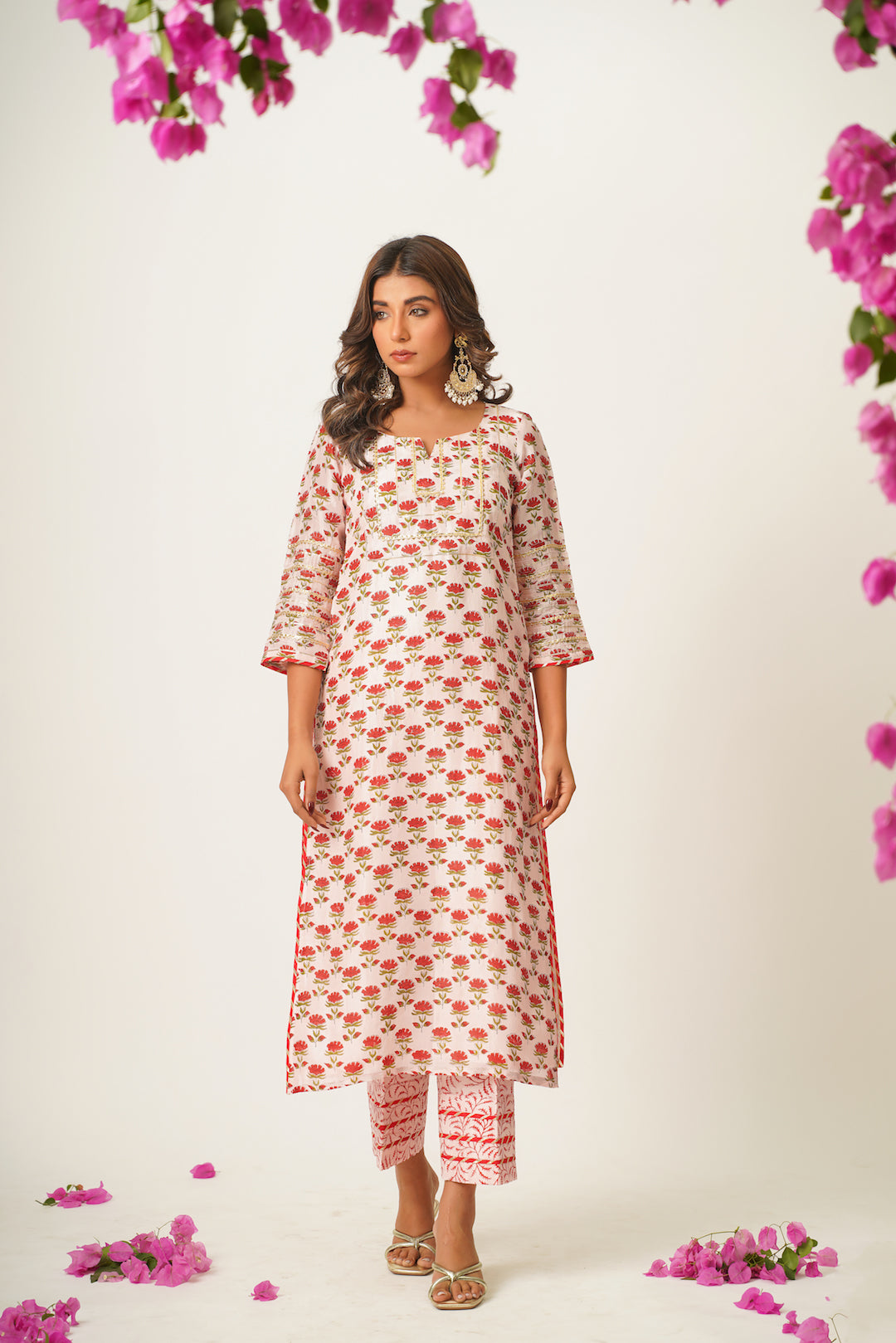 Koyal Handblock Suit Set