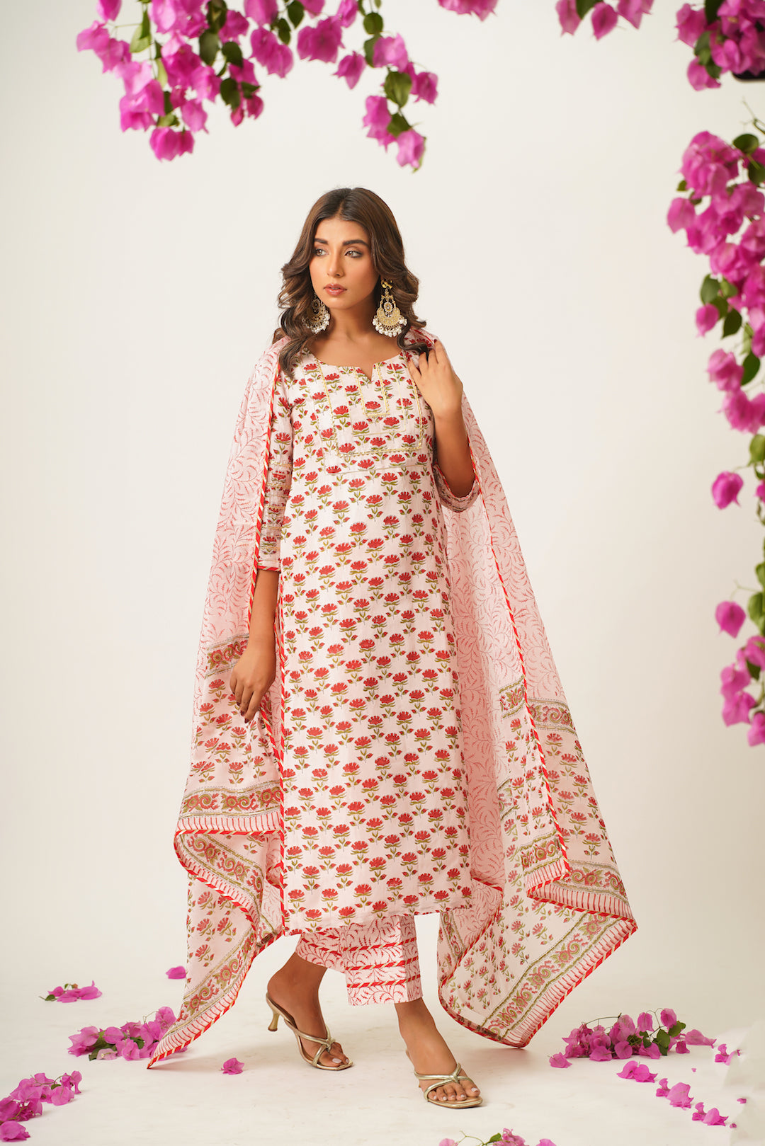 Koyal Handblock Suit Set