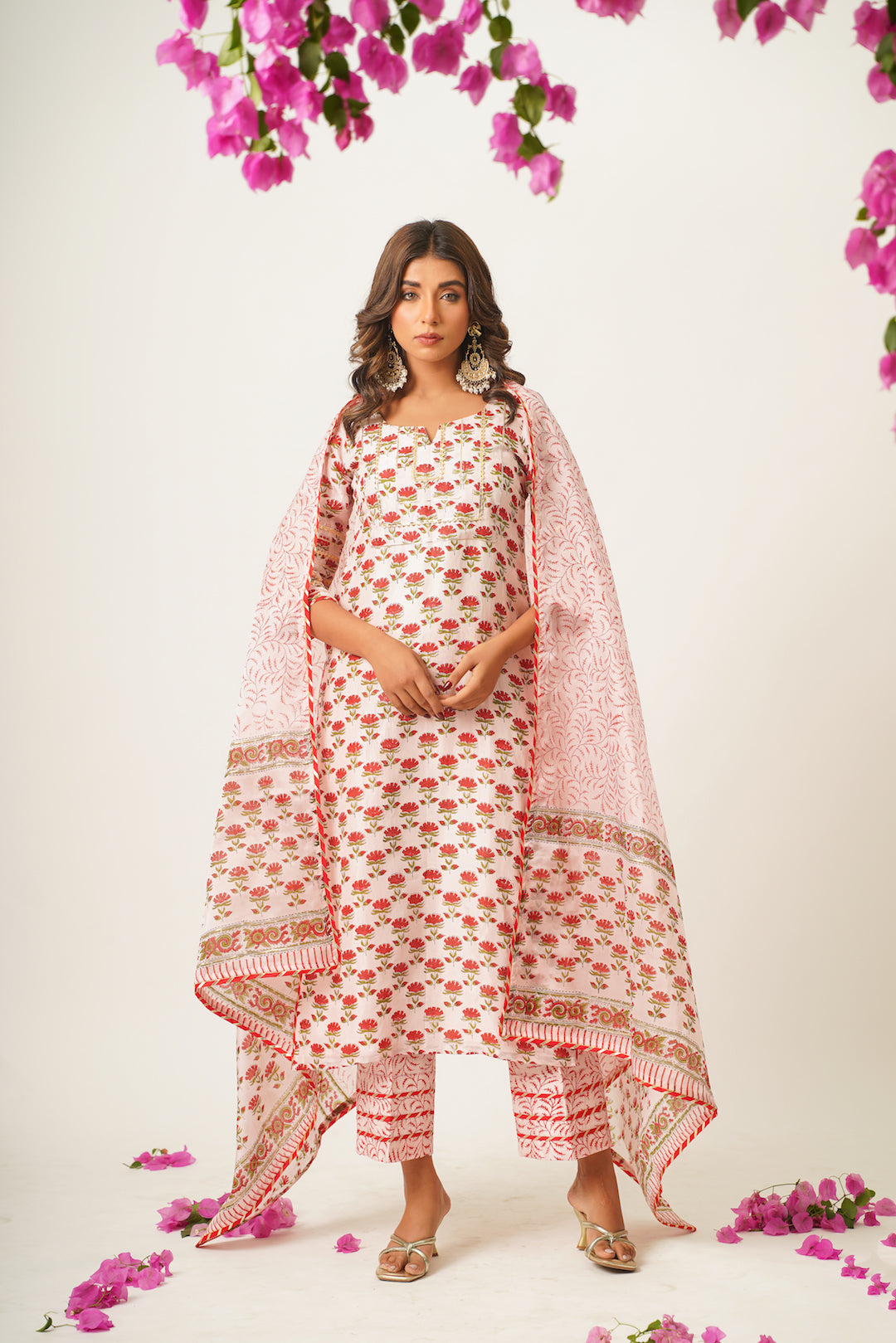 Koyal Handblock Suit Set