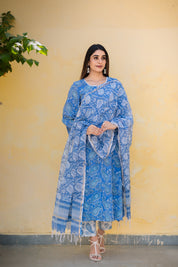 Keri Hand Blocked Printed Suit Set