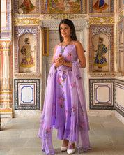 Lavender Cotton Suit Set