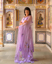 Lavender Cotton Suit Set