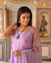 Lavender Cotton Suit Set