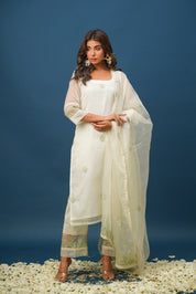 Mia Green Organza Suit Set