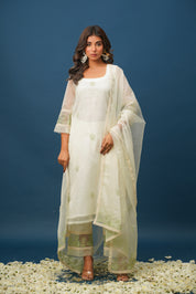 Mia Green Organza Suit Set