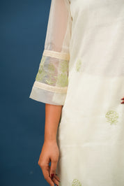 Mia Green Organza Suit Set