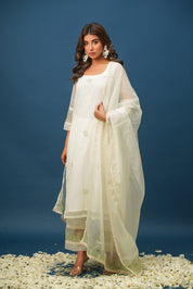 Mia Green Organza Suit Set