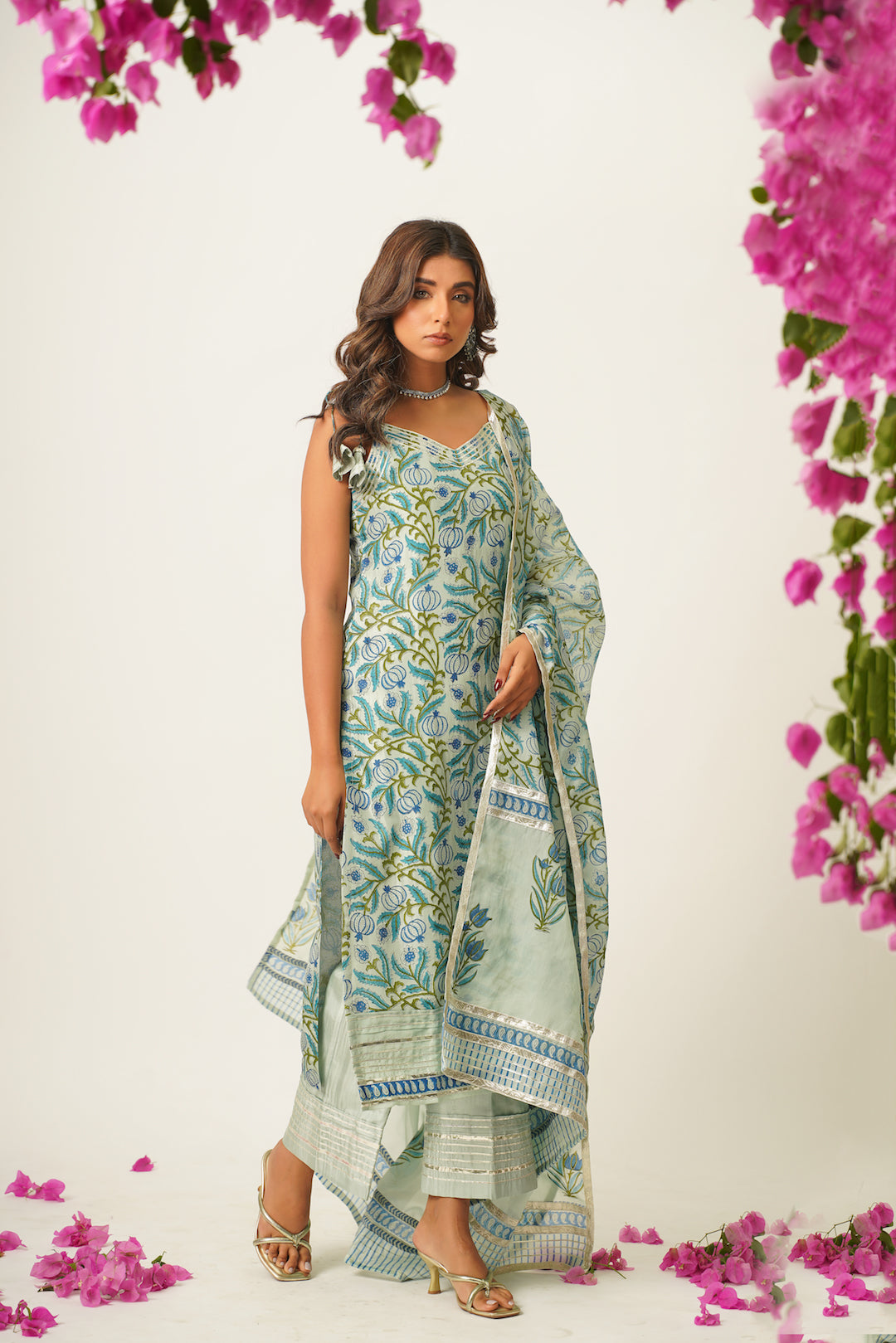 Mahi Handblock Suit Set