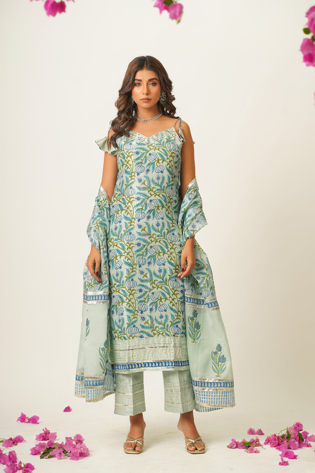 Mahi Handblock Suit Set