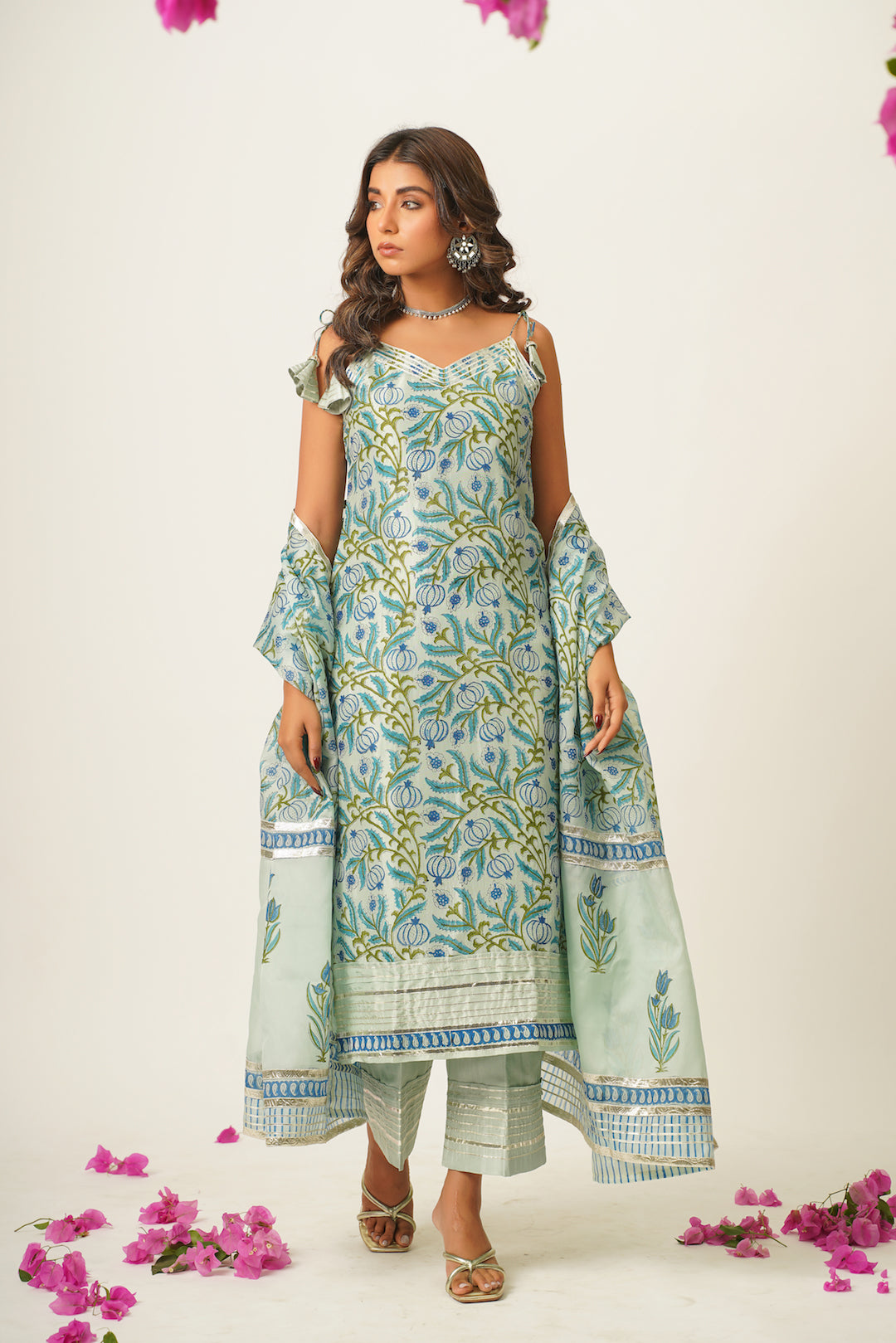 Mahi Handblock Suit Set