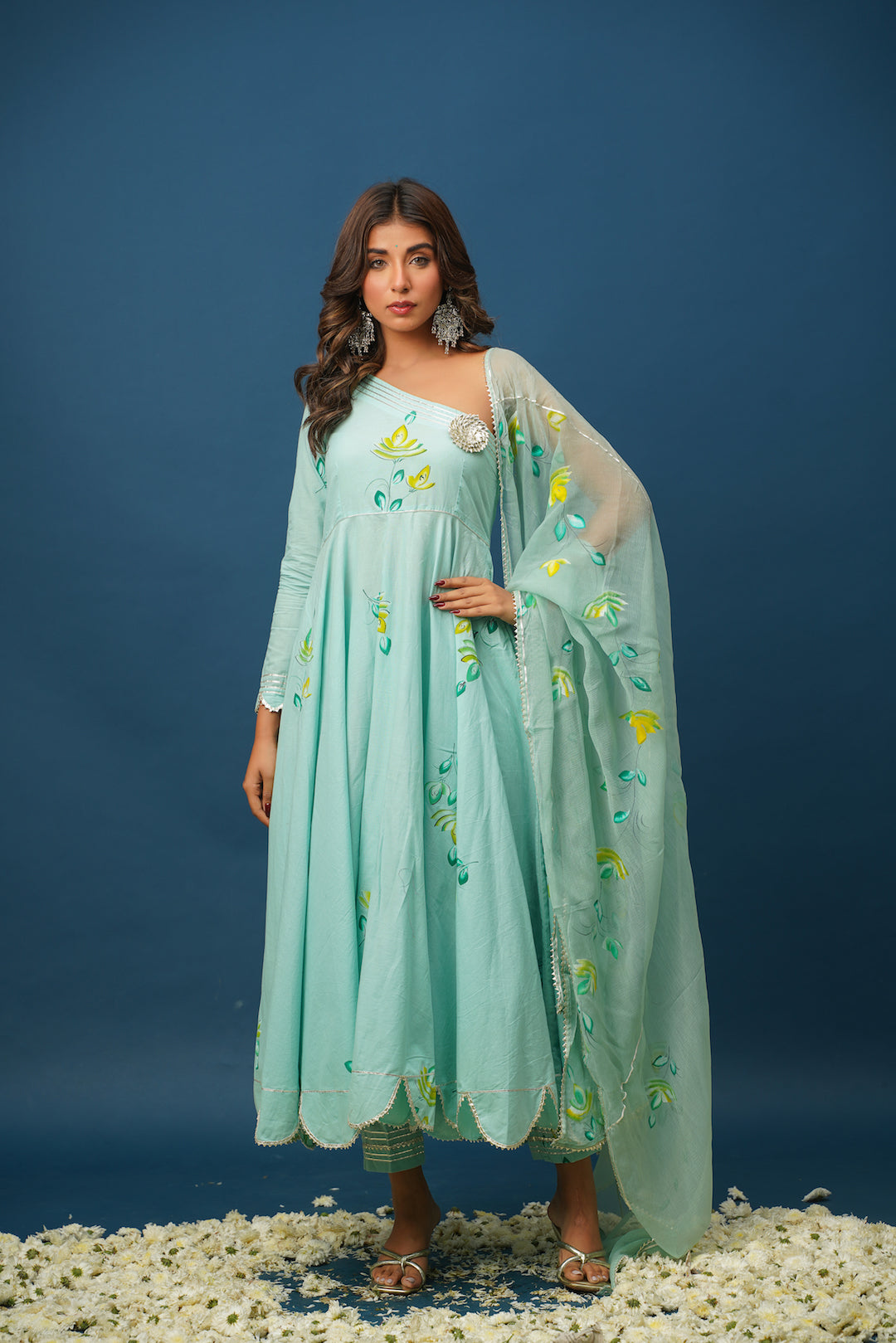 Mohini Handpainted Suit Set