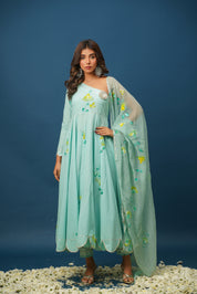 Mohini Handpainted Suit Set