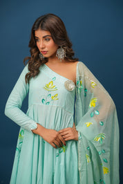 Mohini Handpainted Suit Set