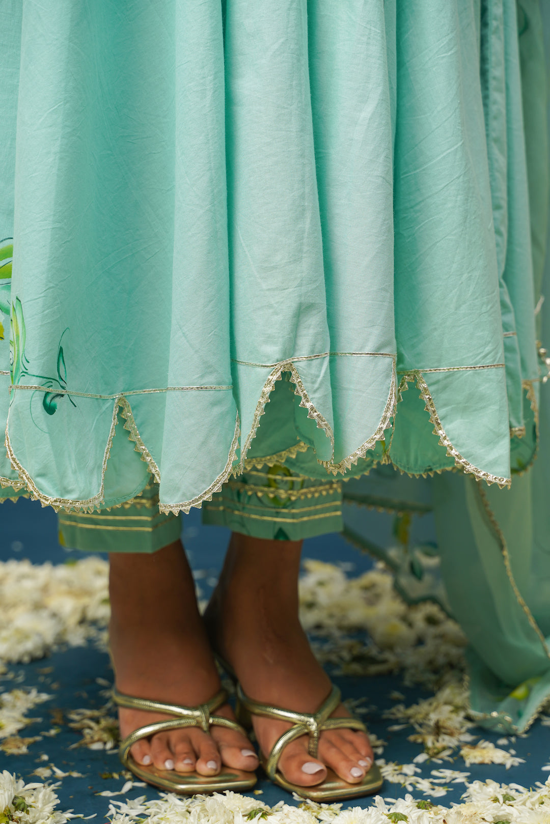 Mohini Handpainted Suit Set