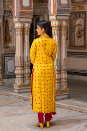 Mango Yellow Straight Suit