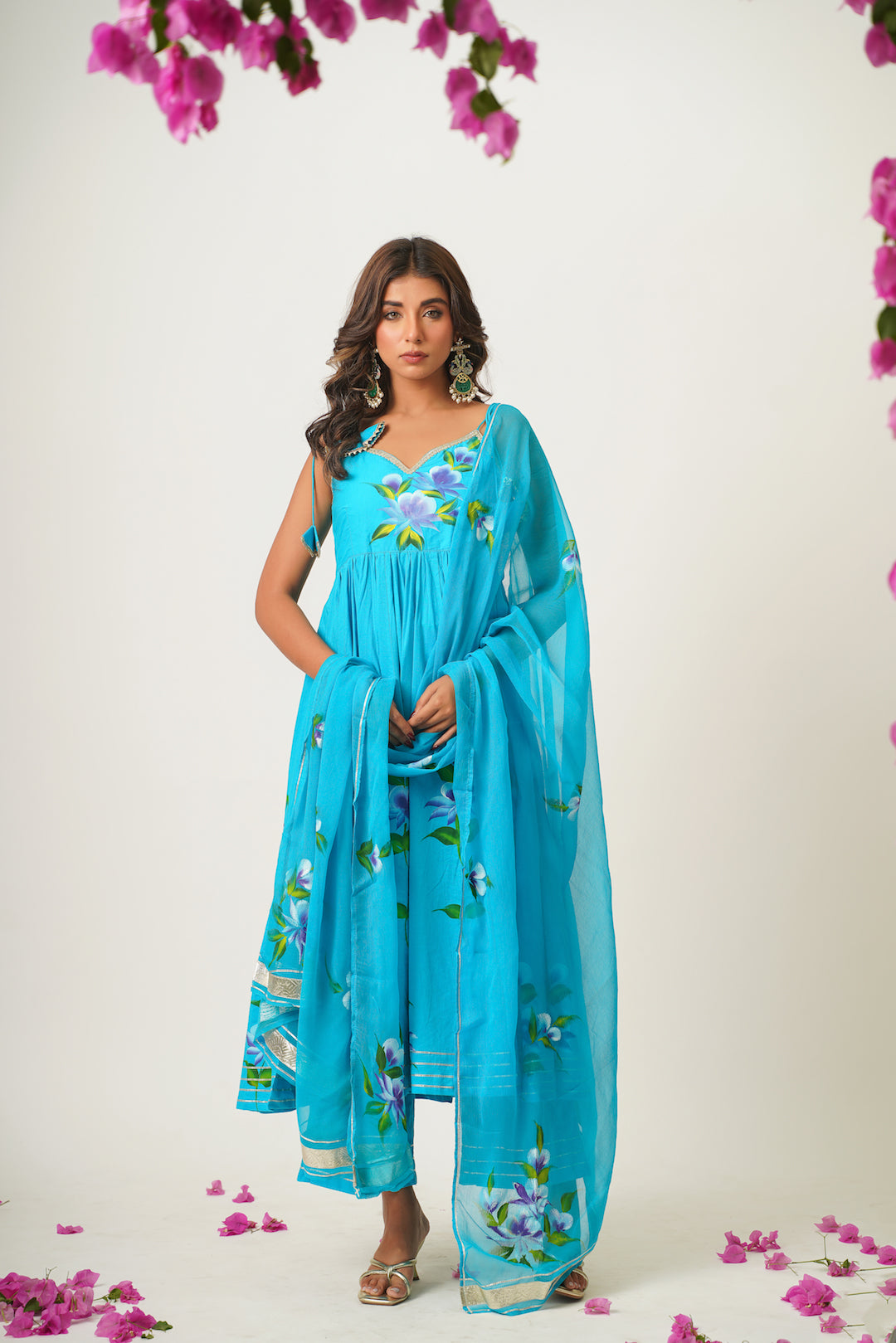 Nilam Handpainted Suit Set