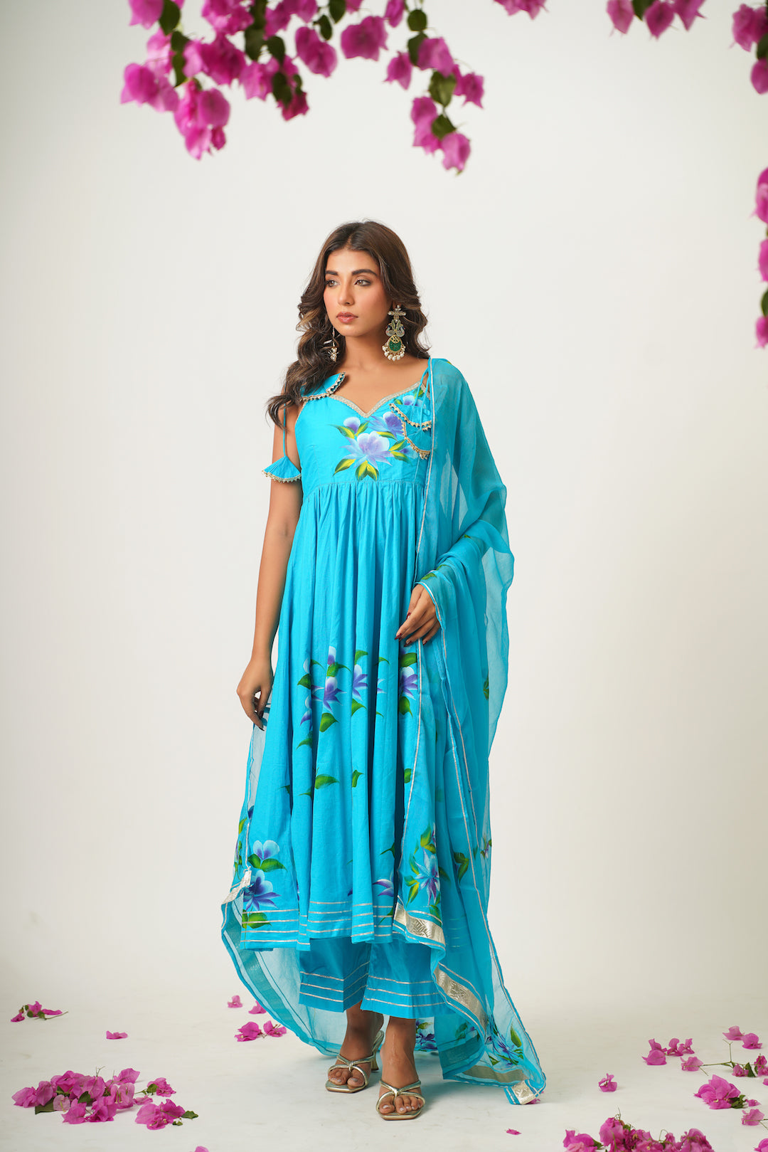 Nilam Handpainted Suit Set