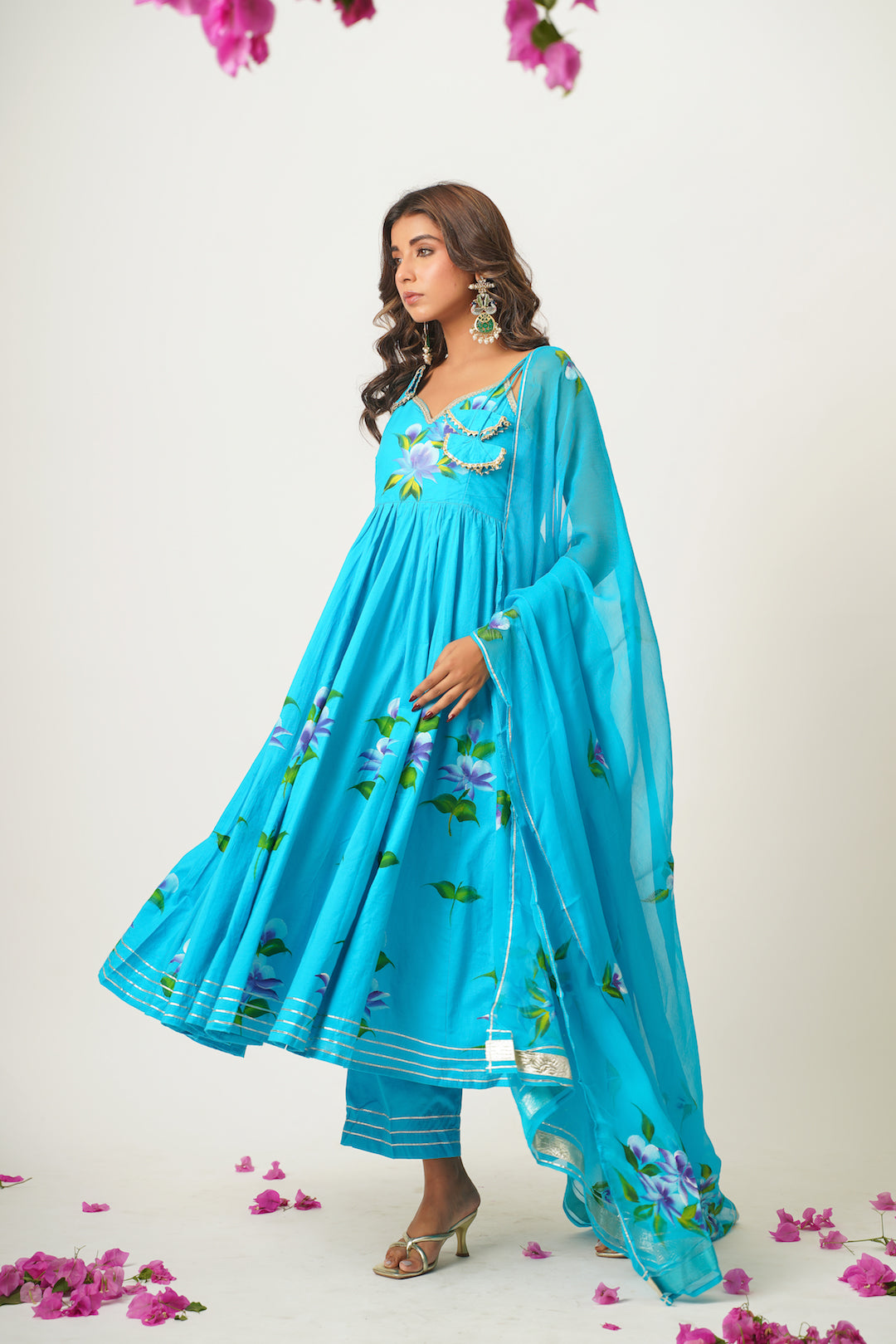 Nilam Handpainted Suit Set