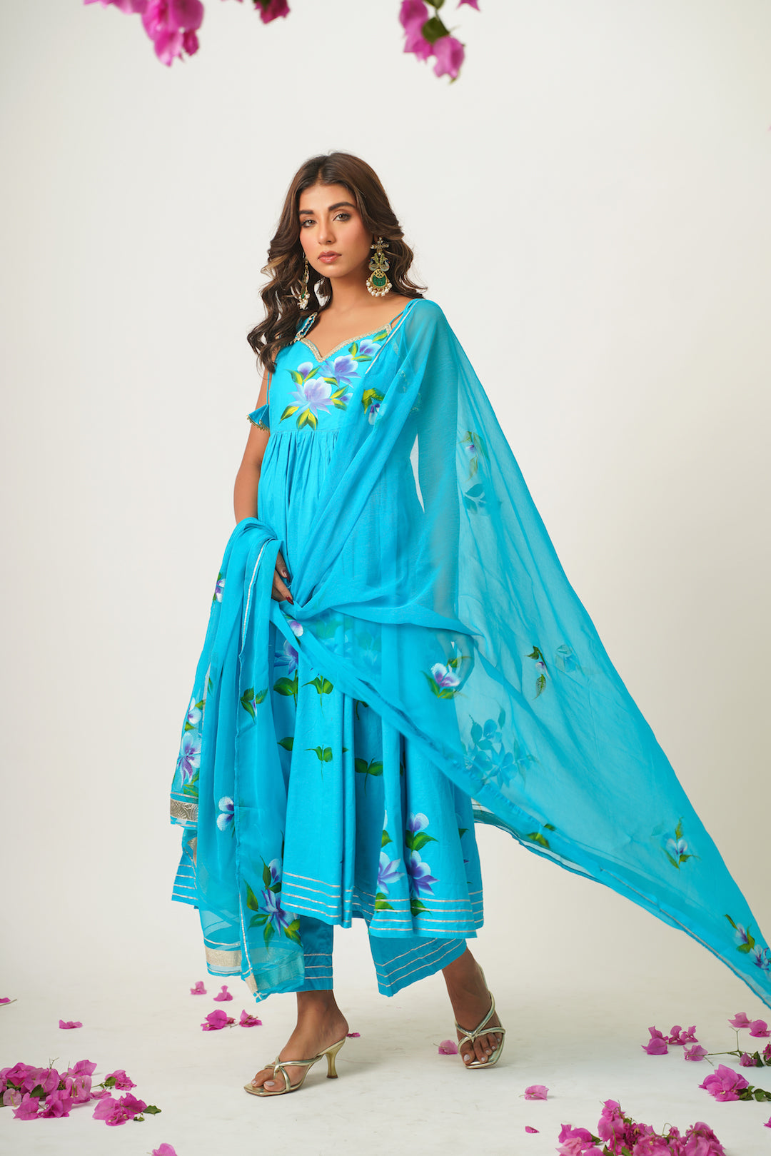 Nilam Handpainted Suit Set